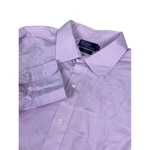 Polo Ralph Lauren Dress Shirt Classic‎ Fit Button Down Light Purple XXL